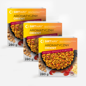 Aromatyczny Orient Danie SirtWay - zestaw 3 Dań