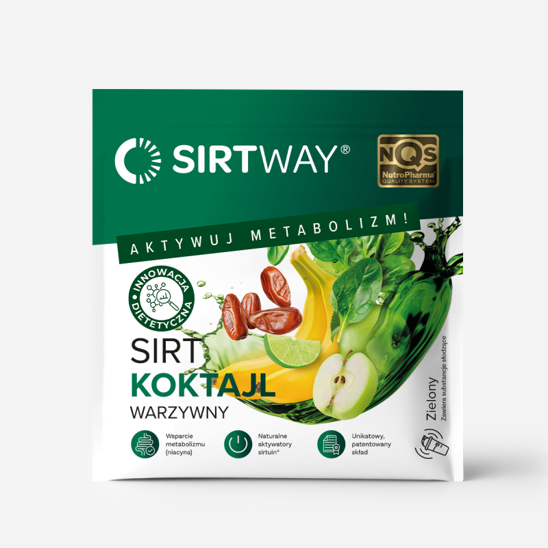 SIRT Koktajl Warzywny Zielony pakiet 7 saszetek