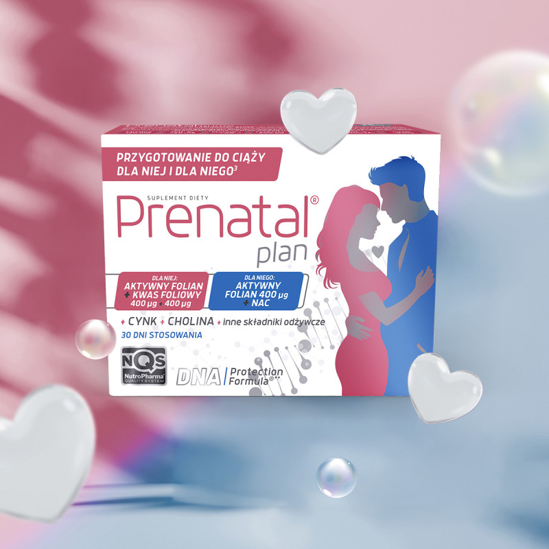 Prenatal Plan Zestaw Prenatal Primo i Nucleox Primo Suplementy przygotowanie do ciąży
