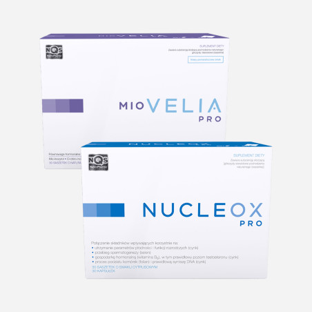 Nucleox i miovelia suplementy na płodność