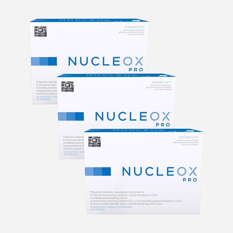 Nucleox Pro Nutropharma - witaminy na płodność dla mężczyzn