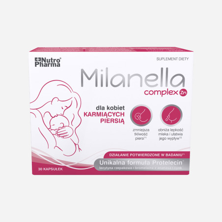 suplementy dla karmiących piersią - Milanella Complex