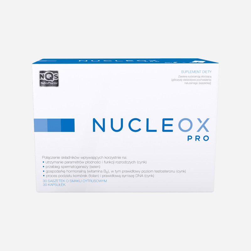 Nucleox Pro suplement diety na płodność dla mężczyzn