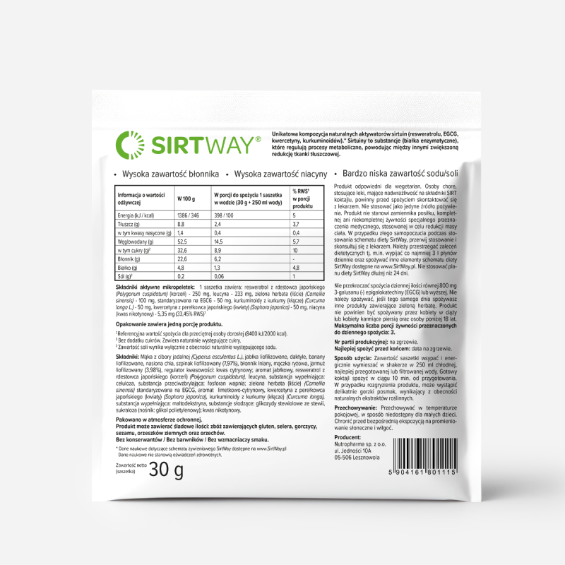 SIRT Koktajl Warzywny Zielony