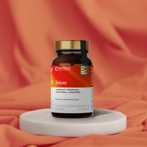 Żelazo z witaminą c suplement diety Nutrique