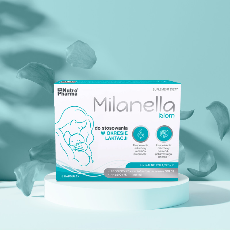 suplementy dla karmiących - milanella biom