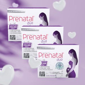 Prenatal Duo Suplement diety dla kobiet w II i III trymestrze ciąży trzy opakowania