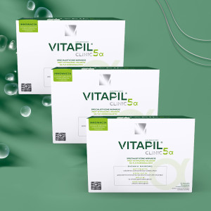 Vitapil Clinic Suplement Diety na wypadanie włosów na tle hormonalnym łysienie androgenowe